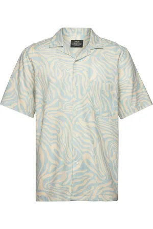 Mads Norgaard Cotton Linen Kenji Aop Shirt Ss