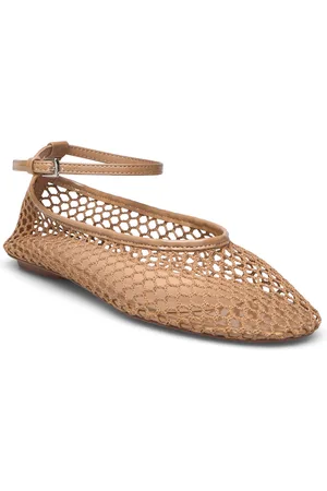 MANGO Ballet Flats With Mesh Bracelet