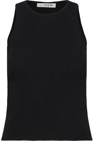 A-View Rib Knit Tank Top