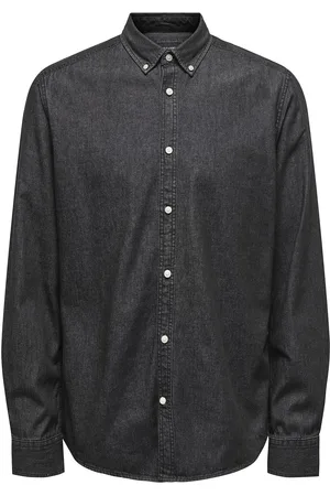 Only & Sons Onsday Reg Btn Down Chambray Ls Shirt