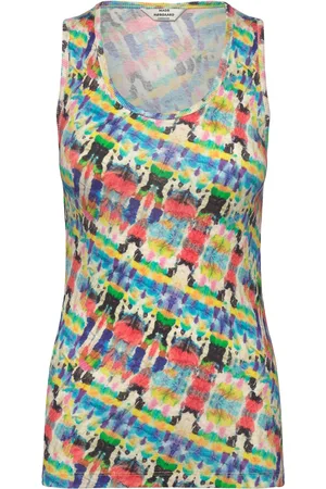 Mads Norgaard 2X2 Cotton Aop Amour Tank Top Multi/patterned