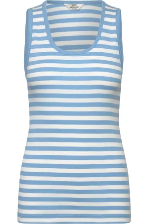 Mads Norgaard 2X2 Cotton Stripe Amour Tank Top