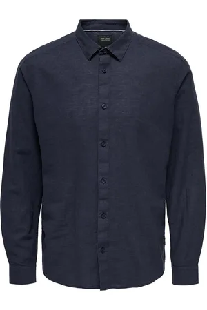 Only & Sons Onscaiden Life Ls Solid Linen Shirt Noos