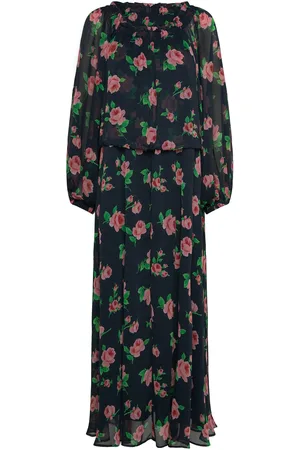 ROTATE Chiffon Maxi Dress