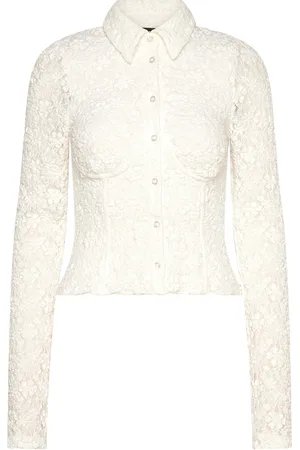 ROTATE Lace Fitted Shirt