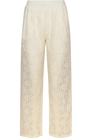 Rosemunde Lace Trousers Kräm