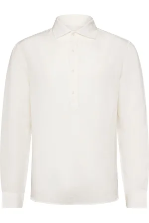 MANGO Relaxed-Fit Linen Shirt