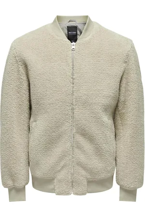 Only & Sons Onsphil Faux Fur Bomber Jacket Otw Cs Cb Kräm