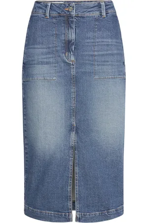 GANT Denim Slit Skirt