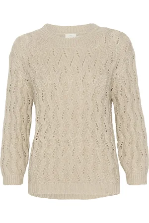 Kaffe Kalena Knit Pullover Kräm