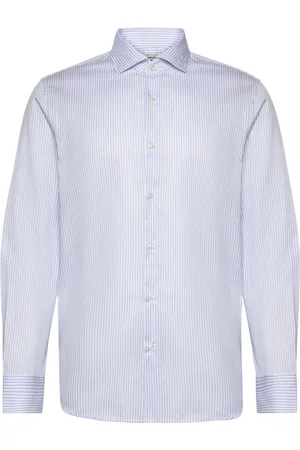MANGO Regular-Fit Cotton Striped Suit Shirt