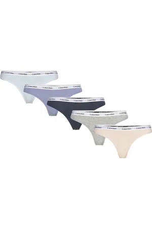 Calvin Klein Thong 5Pk Multi/patterned