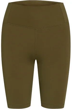 GIRLFRIEND COLLECTIVE Float High-Rise Bike Shorts Khaki Green