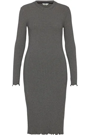 Mads Norgaard 5X5 Stripe Boa Dress