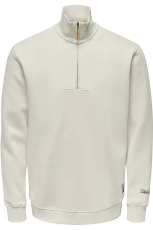 Only & Sons Onsriley Reg 1/4 Zip High Neck Swt Vd