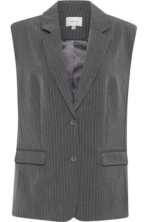 Gestuz Joellegz Mel. Pinstripe Waistcoat