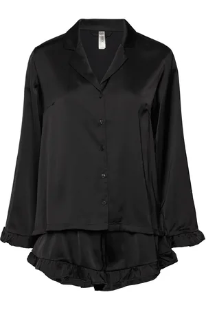 Lindex Pyjama Set Satin Frill