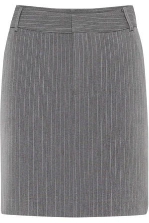 Gestuz Joellegz Mel. Pinstripe Mw Skirt