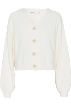 Gestuz Manzigz Wool Cardigan Kräm