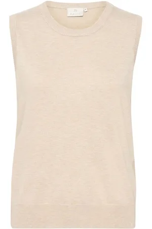 Kaffe Kalizza Knit Slipover Kräm