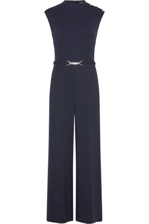 Ralph Lauren Belted Mockneck Jumpsuit