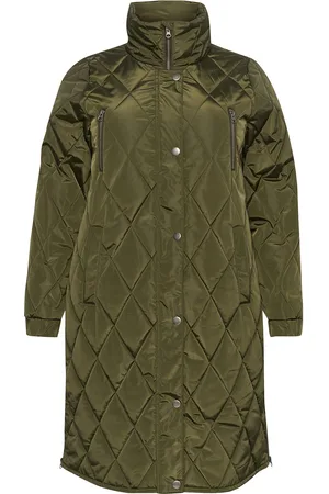 Kaffe Kclinda Quit Jacket Khaki Green