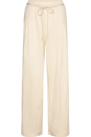 MANGO Straight Lyocell Trousers