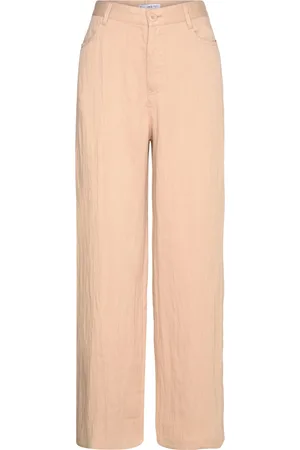 MANGO Flowy Straight-Fit Trousers