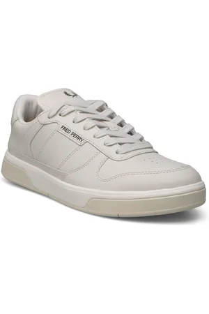 Fred Perry B300 Textured Leather Kräm