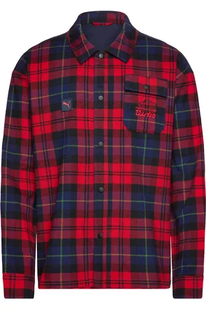 PUMA Pl Statement Flanel Over Shirt