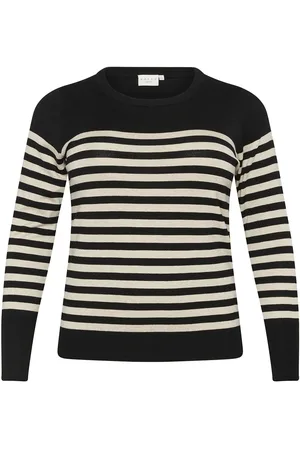 Kaffe Kclizzy Striped Knit Pullover