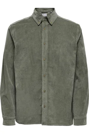 Only & Sons Onsmichael 18W Reg Cord Stretch Ls Noos