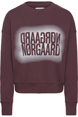 Mads Norgaard Organic Sweat Tilvina Sweatshirt Burgundy