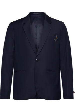 Scotch&Soda Relaxed Wool-Blend Single-Button Blazer