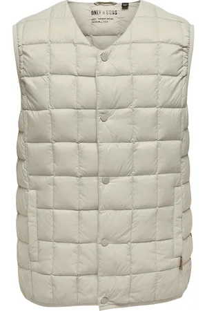 Only & Sons Onsgavin Light Down Vest Otw Kräm