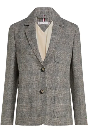 Tommy Hilfiger Wool Mix Check Sb Blazer