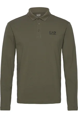 EA7 Polo Shirt Khaki Green