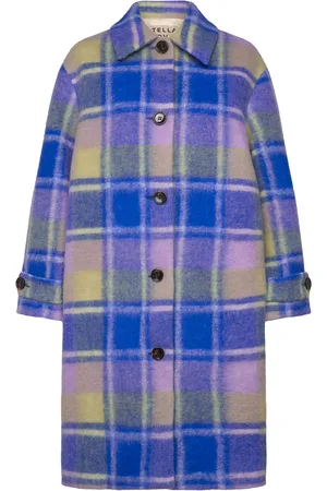 Stella Nova Checkered Wool Coat Multi/patterned
