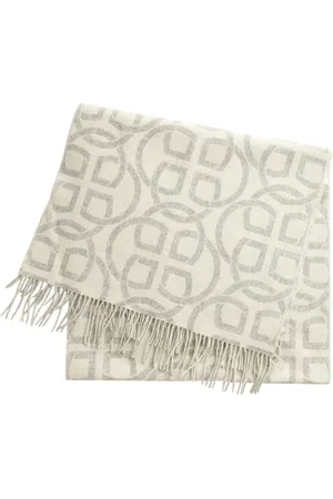 GANT G Pattern Wool Scarf Kräm
