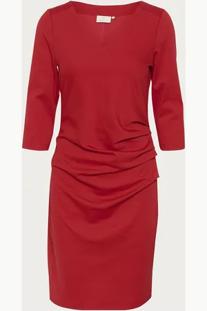 Kaffe Kaindia V-Neck 3/4 Sl Dress