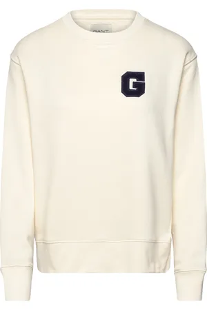GANT G Badge C-Neck Sweat Kräm