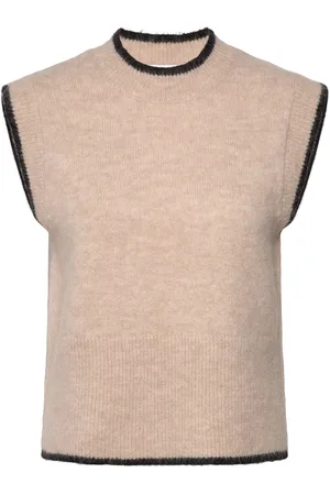 SELECTED Slfalva O-Neck Knit Vest D2