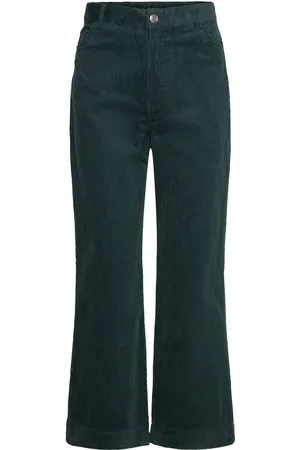 Monki Regular Waist Straight Leg Corduroy Trousers