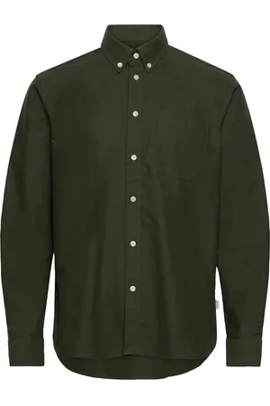 Les Deux Karl Peached Shirt Khaki Green
