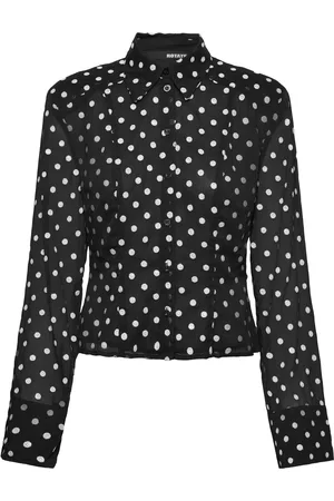 ROTATE Chiffon Fitted Shirt