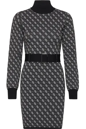 Guess Lise 4G Ls Belted Dress Swtr