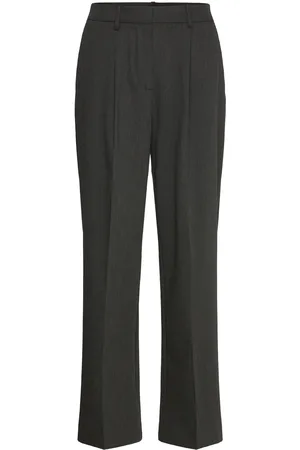 MANGO Straight-Fit Pleated Trousers