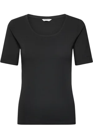 GANT Slim Cot/Ela Ss Scoop Neck Top