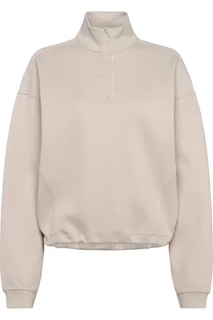 J Lindeberg Elin Zip Sweatshirt Kräm