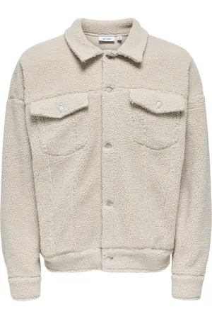Only & Sons Onsdeacon Rlx Sherpa Overshirt Sweat Vd Kräm